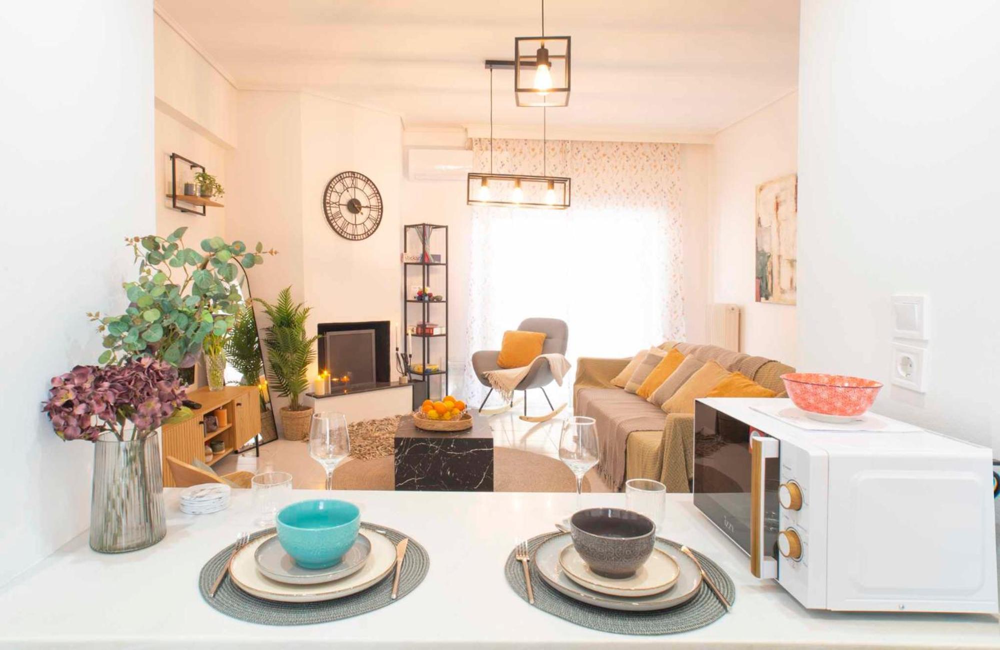 Top Floor Apartment In คัลกิดา ภายนอก รูปภาพ
