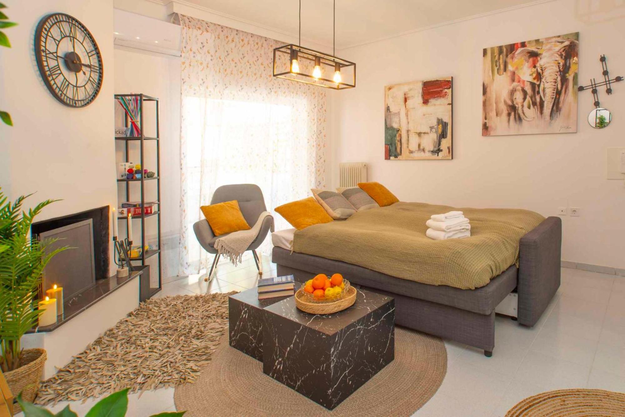 Top Floor Apartment In คัลกิดา ภายนอก รูปภาพ